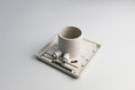 InterVac P-01-W Inlet Valve | White Central Vacuum Wall Inlet - Image 2