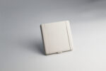 InterVac P-01-W Inlet Valve | White Central Vacuum Wall Inlet - Image 3