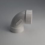 InterVac P-23 Large 90 Degree Elbow – Female to Female PVC Pipe Fitting